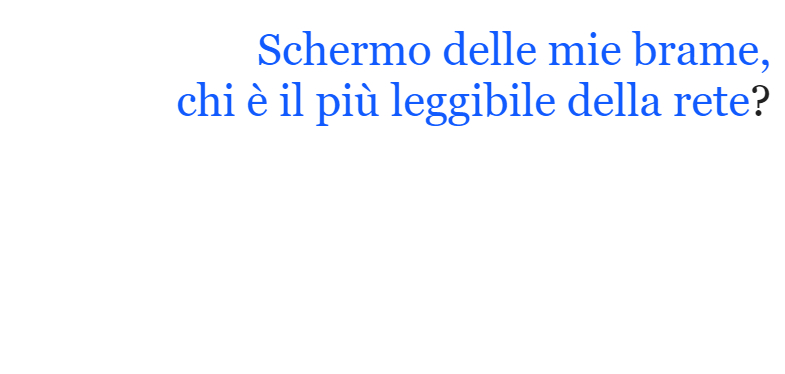 Lettura a schermo e testi più leggibili